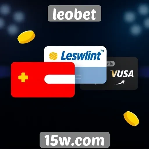 Opções de pagamento disponíveis no Leobet